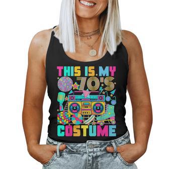 This Is My 70S Costume 1970S Party 70'S Outfit Women Women Tank Top - Thegiftio UK