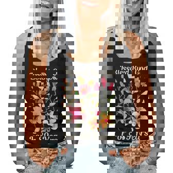 89歳 神様の祝福 可愛い庭の花 89歳の誕生日 レディースタンクトップ - Kawaiitshirt