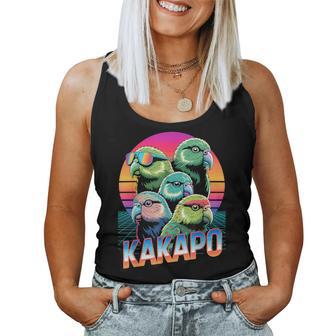 90Sintage Kakapo Owl Parrot Tank Top Frauen - Seseable
