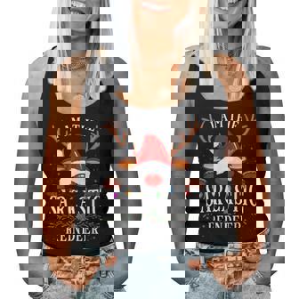 99 I Am The Sarcastic Reindeer -Adults Black Cotton Polyester Christmas Holiday Reindeer Women Tank Top - Thegiftio