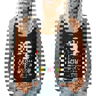 9歳 誕生日 ハッピーバースデー 9歳 男の子 女の子 9歳 レディースタンクトップ - Kawaiitshirt