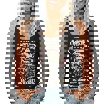 Alcoholics Don't Run In My Family They Drive Skeleton Drunk Women Tank Top | Mazezy