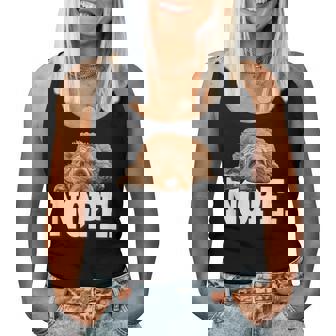 & Nope Napping Goldendoodle Doodle Lover Women Tank Top - Thegiftio