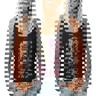 Anime Horror Manga Creepy Cute Japanese Pink Alt Goth Girl Women Tank Top | Seseable FR