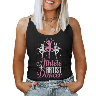 Artista Atleta Igual Bailarina Ballet Bailarina Danza Gráfico In Mangas Camiseta sin mangas para mujer - Regaloses