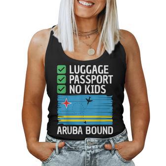 Aruba Travel Vacation Outfit Caribbean Trip Aruba Women Tank Top - Thegiftio