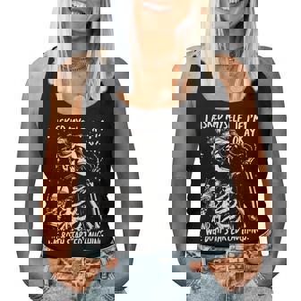 I Asked Myself If I'm Okay Snarky Sarcastic Mental Health Women Tank Top - Monsterry