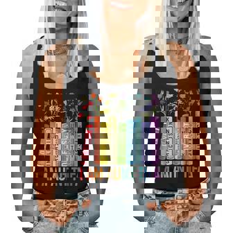 I Am Aunt Tifa Human Rights Floral Protest Women Tank Top - Thegiftio