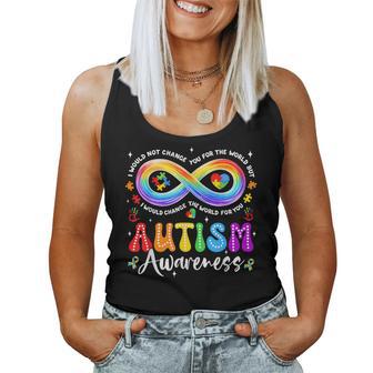 Autism Awareness Acceptance Rainbow Infinity Symbol Women Women Tank Top | Seseable FR