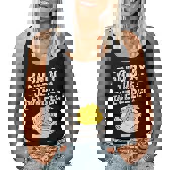 Bad Day To Be A Deviled Egg Fall Thanksgiving Food Meme Women Tank Top - Thegiftio