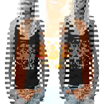 Ballet Turkey Pumpkin Fall Autumn Girls Turkey Thanksgiving Women Tank Top | Mazezy