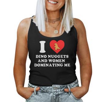Bdsm Personality Joke Dino Nuggets Women Women Tank Top - Thegiftio UK