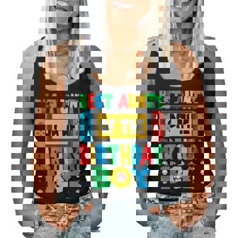 Best Aunty Of The Birthday Boy Game Gaming Dad And Mom Youth Women Tank Top | Mazezy