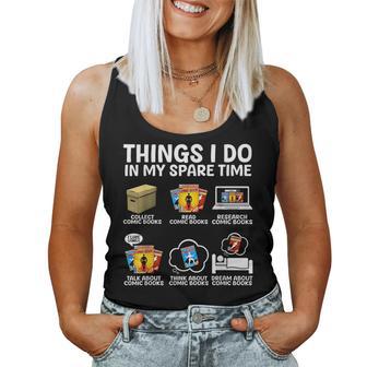 Best Comic Book For Comic Book Collectors Women Tank Top | Seseable FR