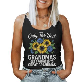 Only The Best Grandmas Get Promoted To Great Grandma Women Tank Top - Thegiftio