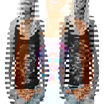 Black Queen Afro Melanin Paint Dripping Junenth Women Tank Top - Thegiftio