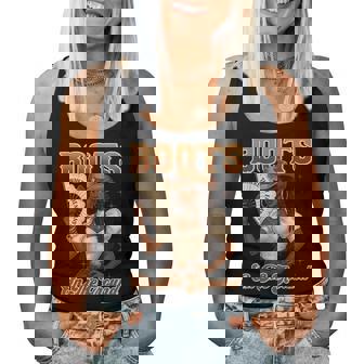 Black History Boots On The Ground Cowgirl Western Black Girl Women Tank Top - Thegiftio