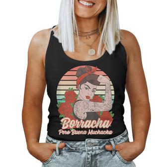 Borracha Pero Buena Muchacha Divertida Cerveza In Mangas Camiseta sin mangas para mujer - Regaloses