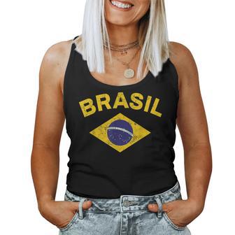 Brazil Flag Patriotic Brazilian Boys Girls Brazil Women Tank Top - Thegiftio UK