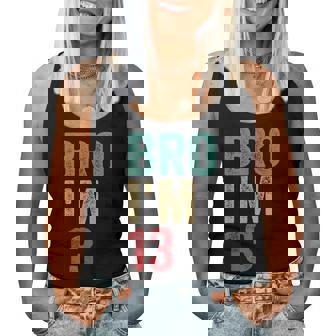 Bro I'm 13 Girls Boys 13° Compleanno Retrò 13° Compleanno Canotta da donna - Novitaregali