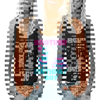 Brother Birthday Boy Llama Pinata Party Family Mathing Men Women Tank Top | Seseable UK