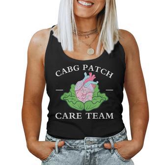 Cabg Patch Care Team Nurse Cabbage Heart Nurse Week Women Tank Top - Thegiftio UK