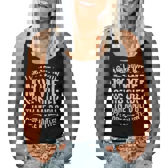 I Can't Argue With My Wife She's Old People Don't Listen Women Tank Top - Monsterry