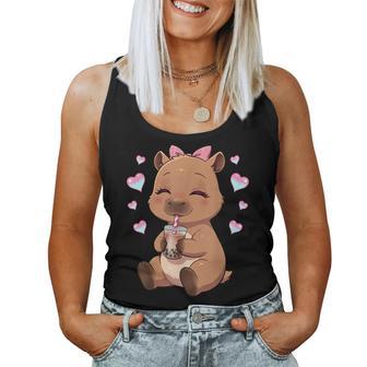 Capybara Girls Capybara Capybara Women Tank Top - Thegiftio UK
