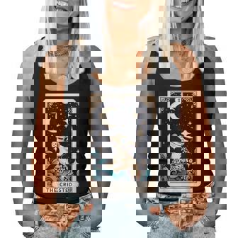 Carte De Tarot Gecko À Crête Lune Pour Hommes S Enfants Amoureux Des Reptiles Débardeur pour femme - Cadeauxyz