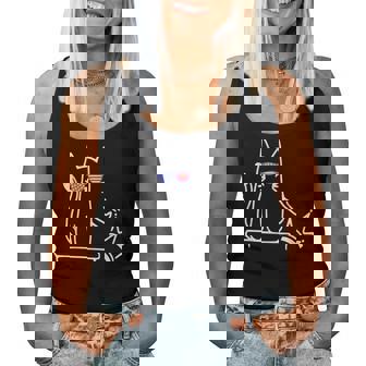 Cat No Kings In America Political Cat Lady Women Tank Top - Thegiftio