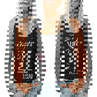 Chapter 21 Est 2004 Happy 21St Birthday Girl For Her Women Tank Top - Monsterry