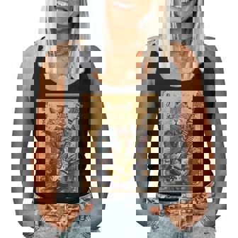Chatamouraï Japonais Jouant De La Guitare Électrique Hommes S Débardeur pour femme - Cadeauxyz