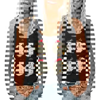 Chicken Chickens Cute Kawaii Anime Kawaii Japan レディースタンクトップ - Kawaiitshirt