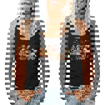 Chicken Christmas Lights Santa Family Celebration Season Women Tank Top - Monsterry