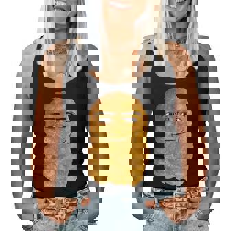 Chicken Nugget Man Face Cowboy Meme Women Tank Top - Monsterry