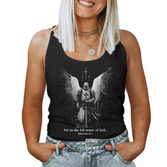 Christian Knight Templar Crusader Warrior Catholic Women Women Tank Top | Mazezy