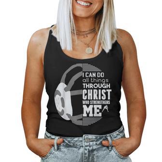 Christian Wrestling Motivational Christian Wrestling Women Tank Top - Monsterry