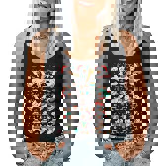 Christmas Music Teacher Goose Playing Musical Instruments Women Tank Top | Mazezy