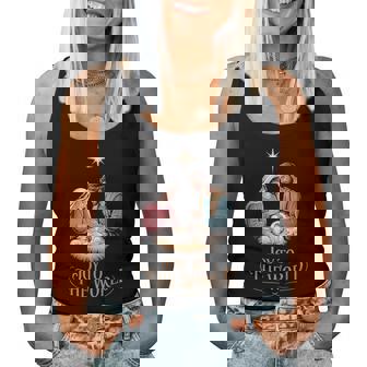 Christmas Nativity Christian Birth Of Jesus Joy Women Tank Top - Monsterry