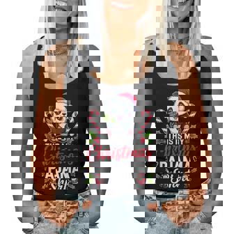 This Is My Christmas Pajama For Panda Lovers Holiday Nights Women Tank Top - Monsterry