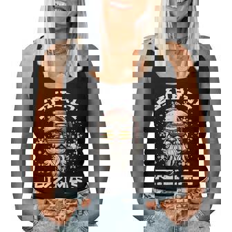 Christmas Skibidi Rizzmas Santa Sunglasses Xmas Women Women Tank Top | Seseable CA