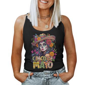 Cinco De Mayo Mexican Girl Fiesta 5 De Mayo Women Women Tank Top - Seseable