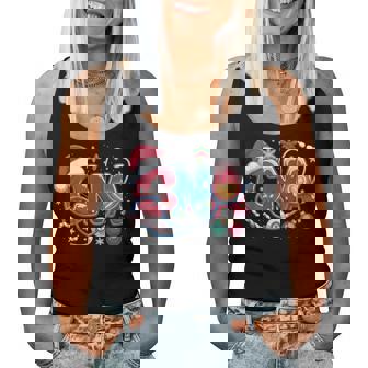 Cna Christmas Lights Nurse Outfit Cute Holiday Aesthetic Women Tank Top - Monsterry