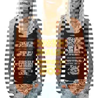 Cookie Dealer Certified By The Gingerbread Cookie Baker Women Tank Top | Seseable UK