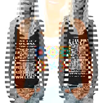 Cool Quilting I Still Play With Blocks Quilt Sewer For Women Women Tank Top | Seseable CA