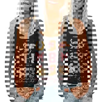 Coquette Bow 8Th Birthday Girl Cowgirl 8 Year Old Western Women Tank Top - Monsterry