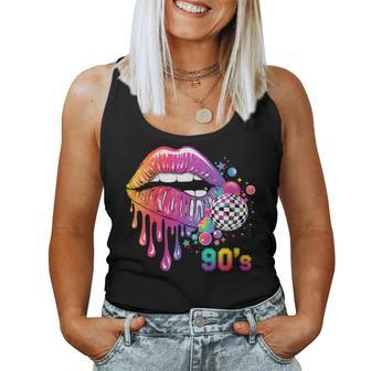 Costume De Carnaval Des Années 90 Lèvres Débardeur pour femme - Cadeauxyz