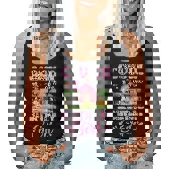 Cousin Of The Birthday Girl 1St Birthday Cow Farm Family Women Tank Top | Seseable FR