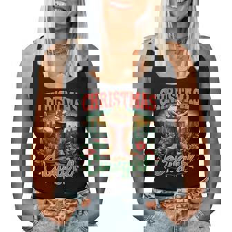 Cowgirl Let’S Go Girls Howdy Christmas Y'all Xmas Coquette Women Tank Top - Monsterry