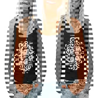 Cozy Season Retro Groovy Autumn Fall Themed Winter Women Tank Top | Mazezy